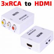 AV to HDMI, Конвертор RCA to HDMI, 3 чинча RCA към HDMI