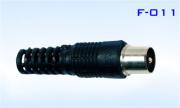 Конектор F-011 мъжки 9.5мм, за монтаж към коаксиален кабел